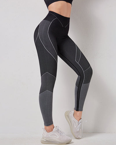 Stealth Crew Seamless Leggings - Schwarz