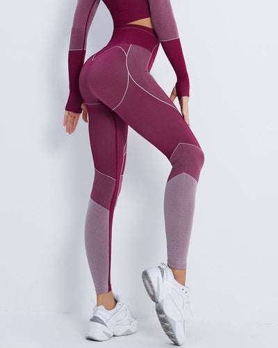 Stealth Crew Seamless Leggings - Lila