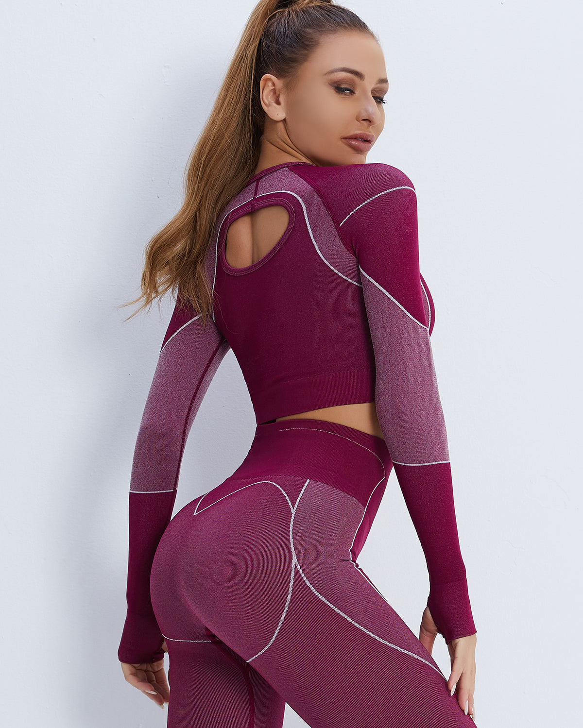 Stealth Crew Seamless Long Sleeve - Lila