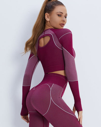 Stealth Crew Seamless Long Sleeve - Lila