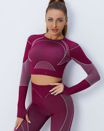 Stealth Crew Seamless Long Sleeve - Lila