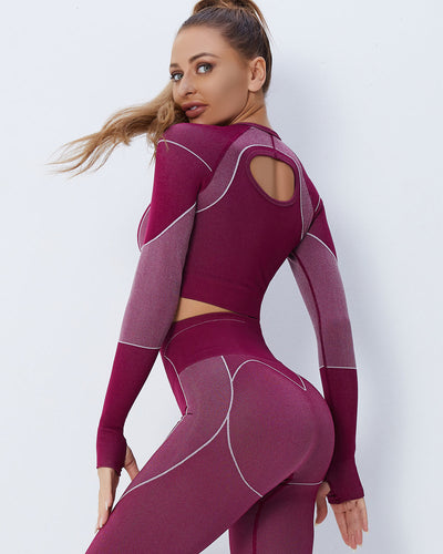 Stealth Crew Seamless Long Sleeve - Lila