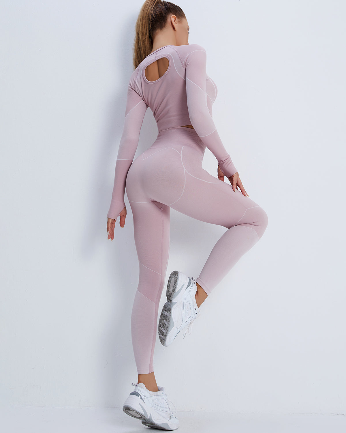 Stealth Crew Seamless Long Sleeve - Pink