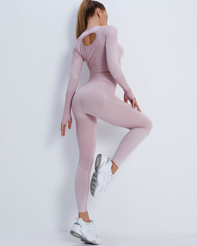 Stealth Crew Seamless Long Sleeve - Pink
