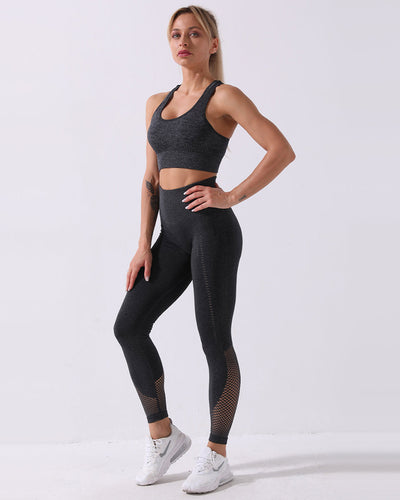Terra Seamless Leggings - Schwarz