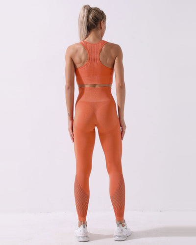 Terra Seamless Leggings - Orange