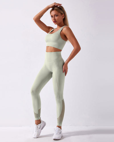 Terra Seamless Leggings - Hellgrün