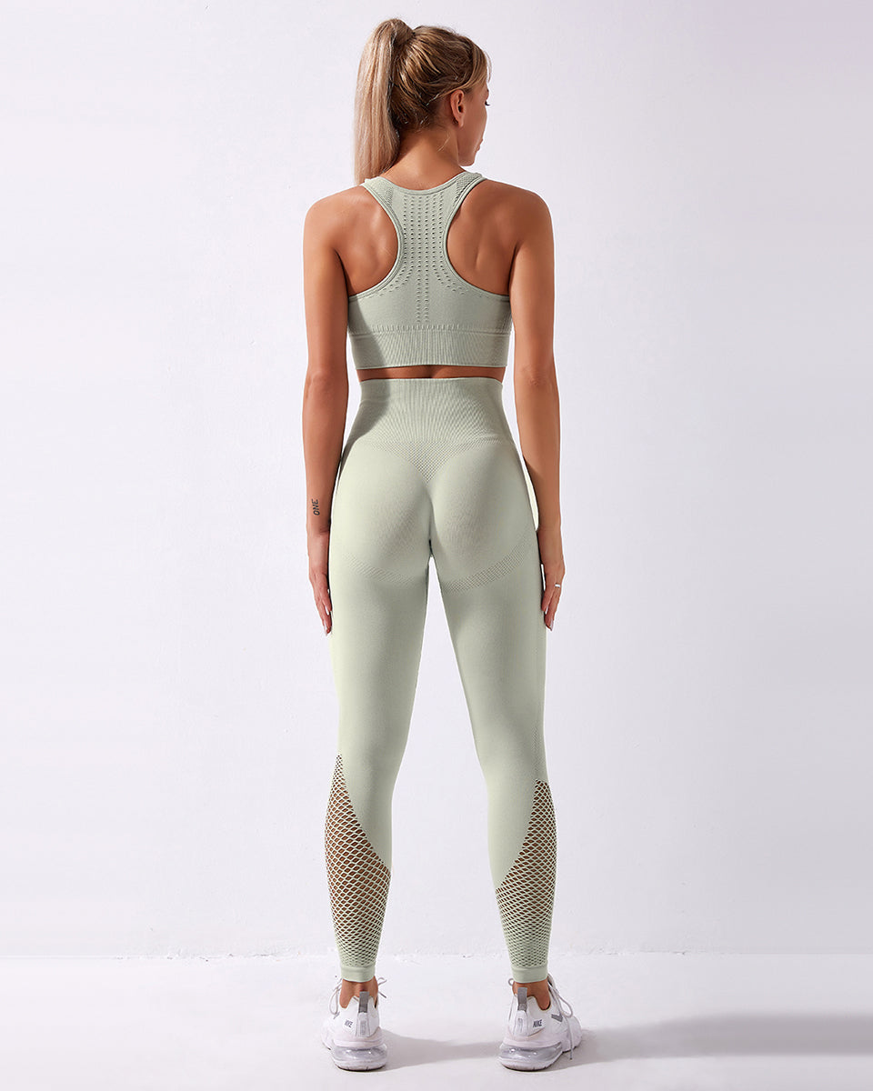 Terra Seamless Leggings - Hellgrün