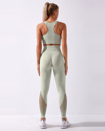 Terra Seamless Leggings - Hellgrün