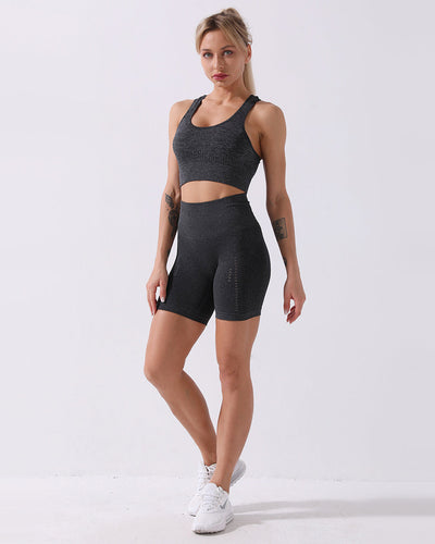 Terra Seamless Shorts - Schwarz