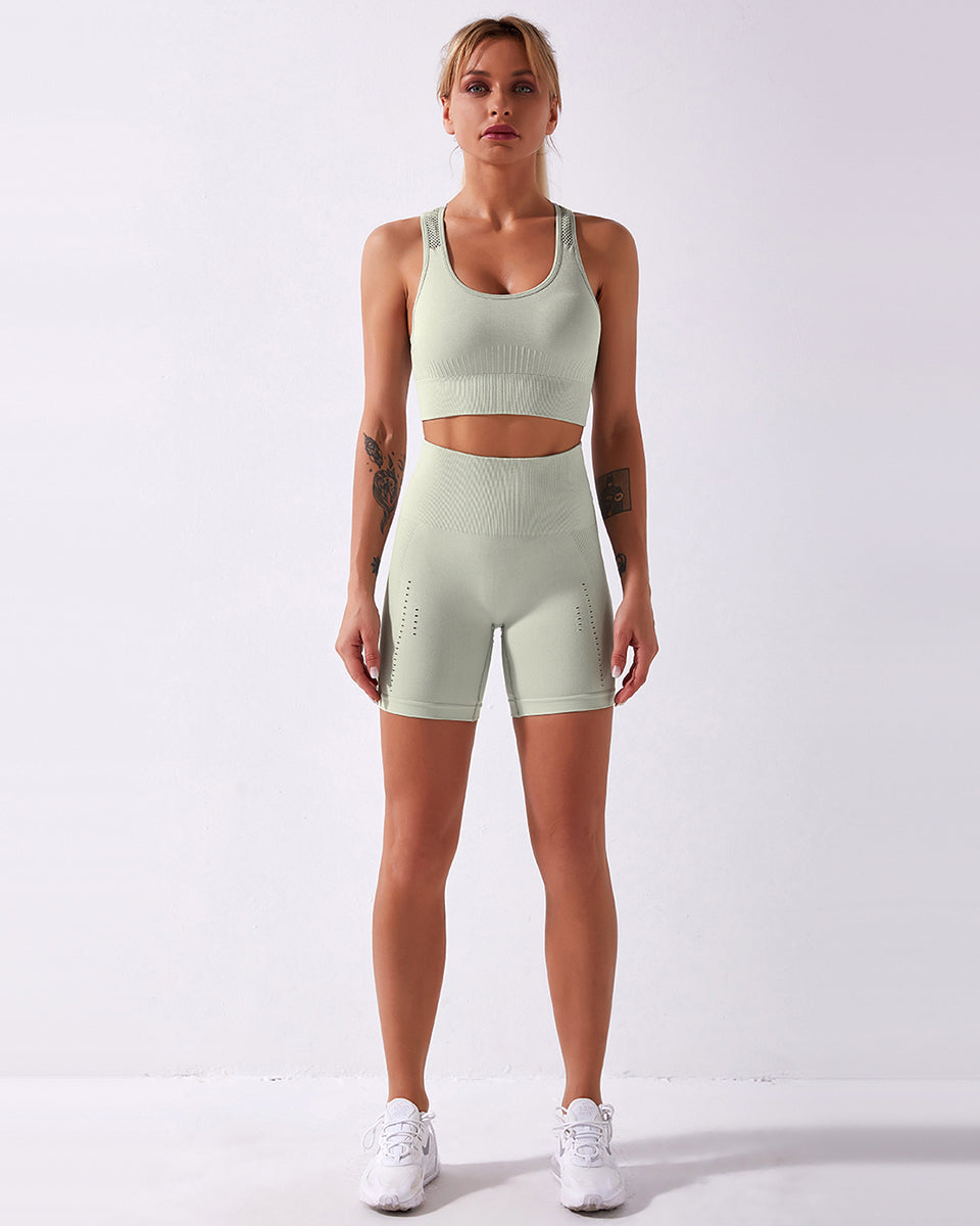 Terra Seamless Shorts - Hellgrün