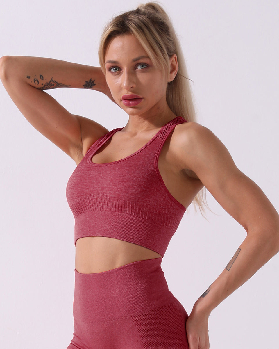 Terra Seamless Sport-BH - Rot