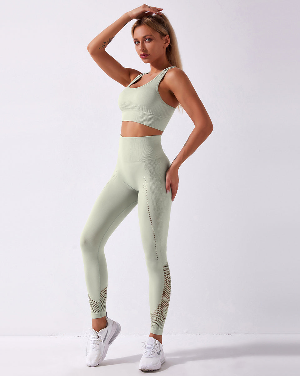 Terra Seamless Sport-BH - Hellgrün
