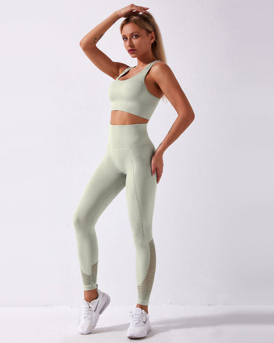 Terra Seamless Sport-BH - Hellgrün