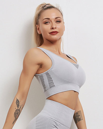 Tribeca Seamless Sport-BH - Grau
