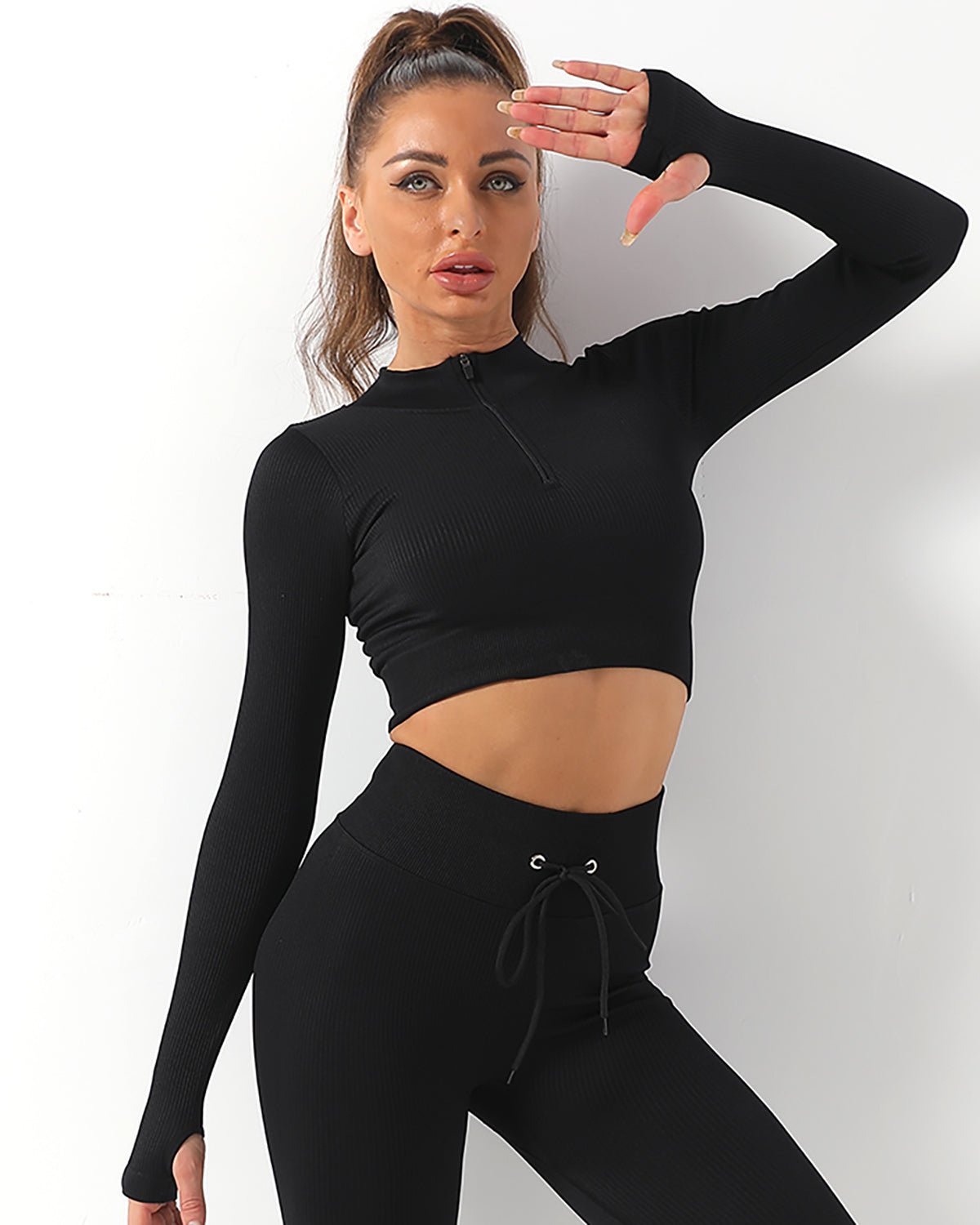 Wella Long Sleeve - Schwarz