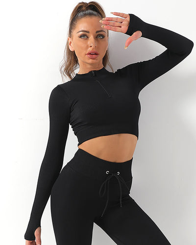 Wella Long Sleeve - Schwarz