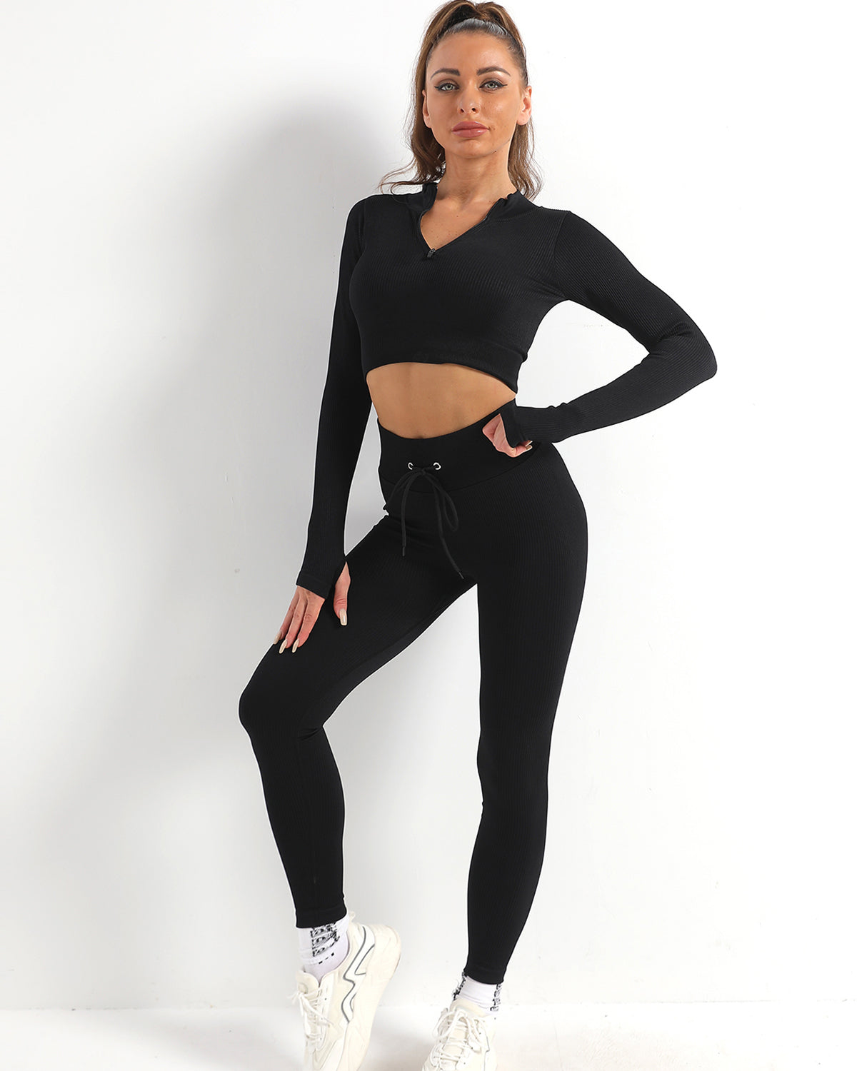 Wella Long Sleeve - Schwarz