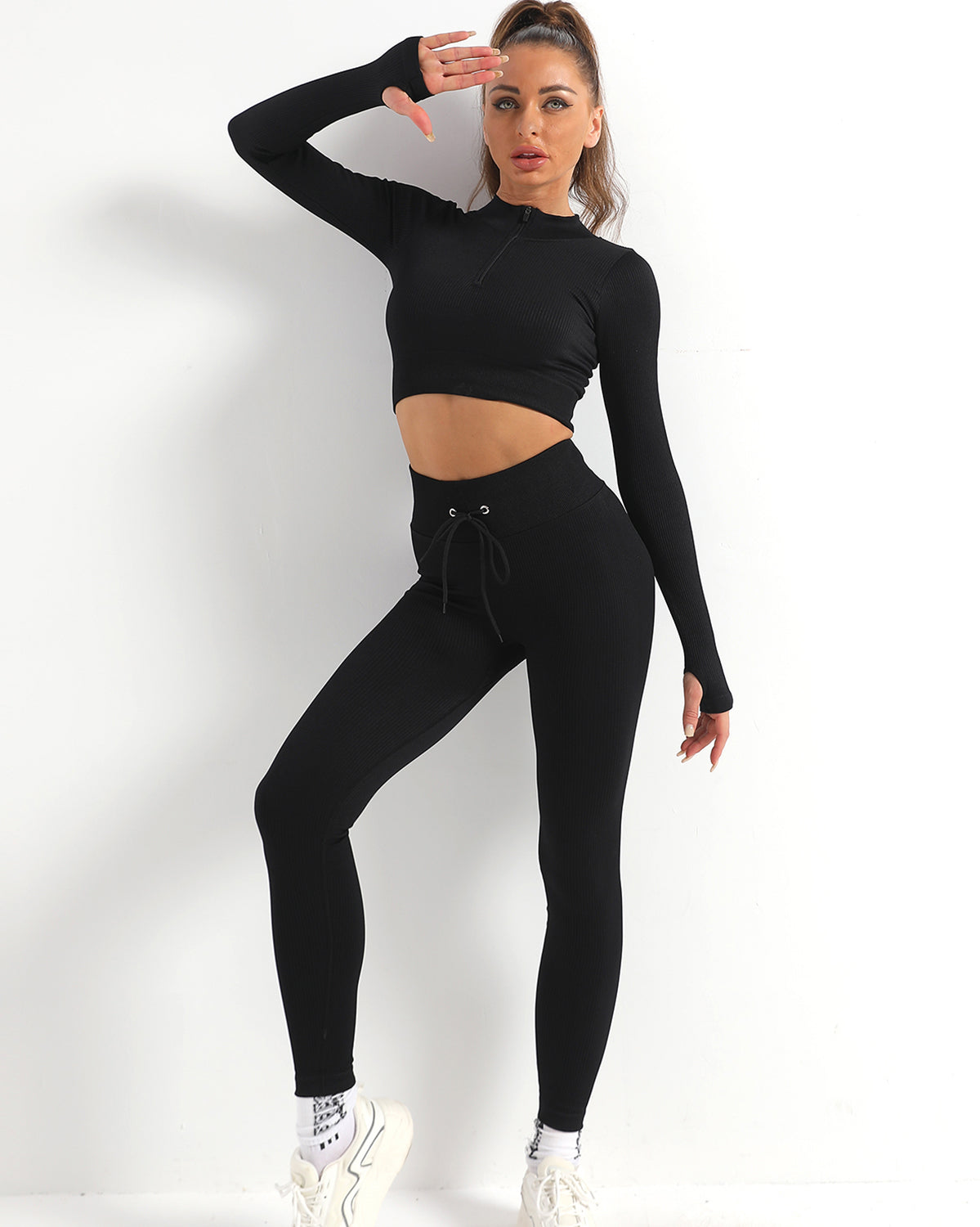Wella Long Sleeve - Schwarz
