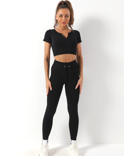 Wella Seamless Leggings - Schwarz