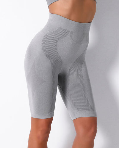 Wilder Seamless Shorts - Hellgrau