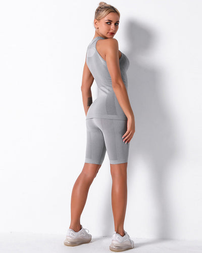 Wilder Seamless Shorts - Hellgrau