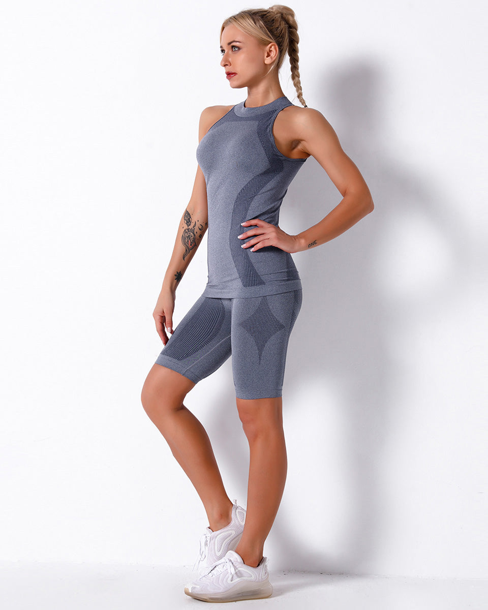 Wilder Seamless Shorts - Marine