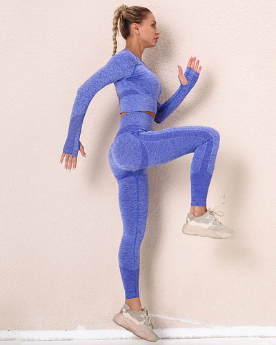 Xoco Hyperflex Seamless Leggings - Blau