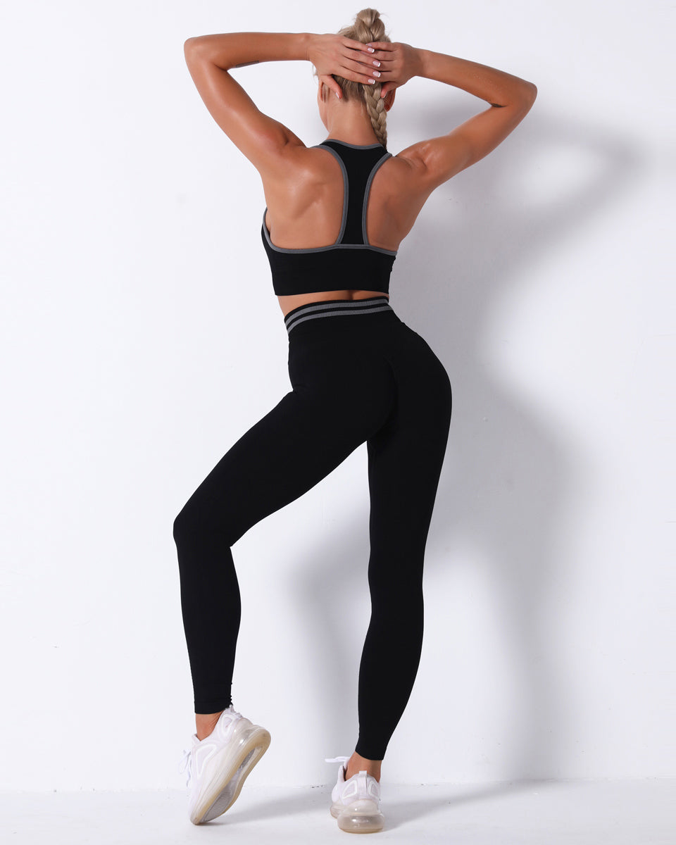 Zephyr High-Rise-Leggings - Schwarz