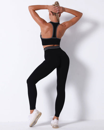 Zephyr High-Rise-Leggings - Schwarz