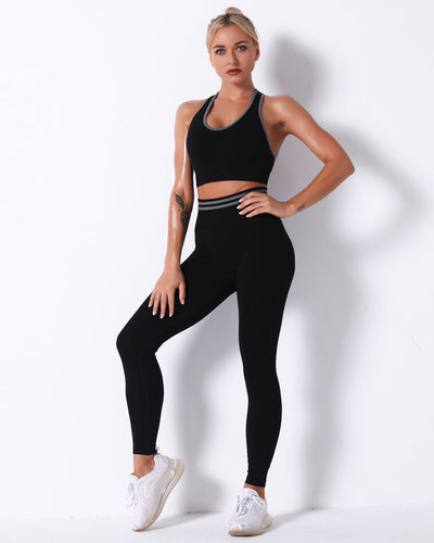 Zephyr High-Rise-Leggings - Schwarz