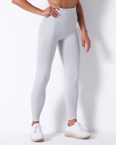 Zephyr High-Rise-Leggings - Hellgrau